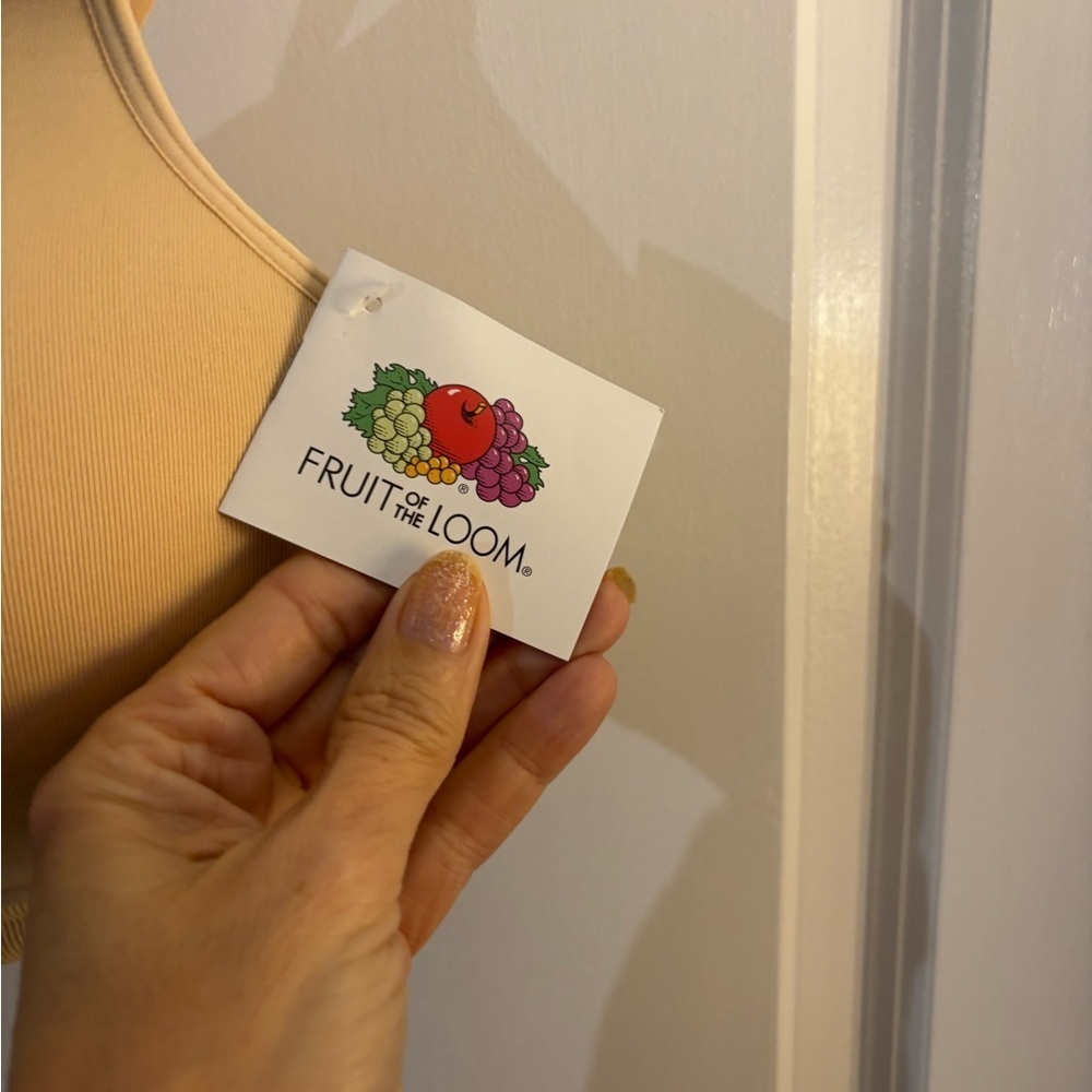 NWT Women's Fruit Of The Loom Cream Comfot Bra Sz 36 DD - Picture 4 of 5